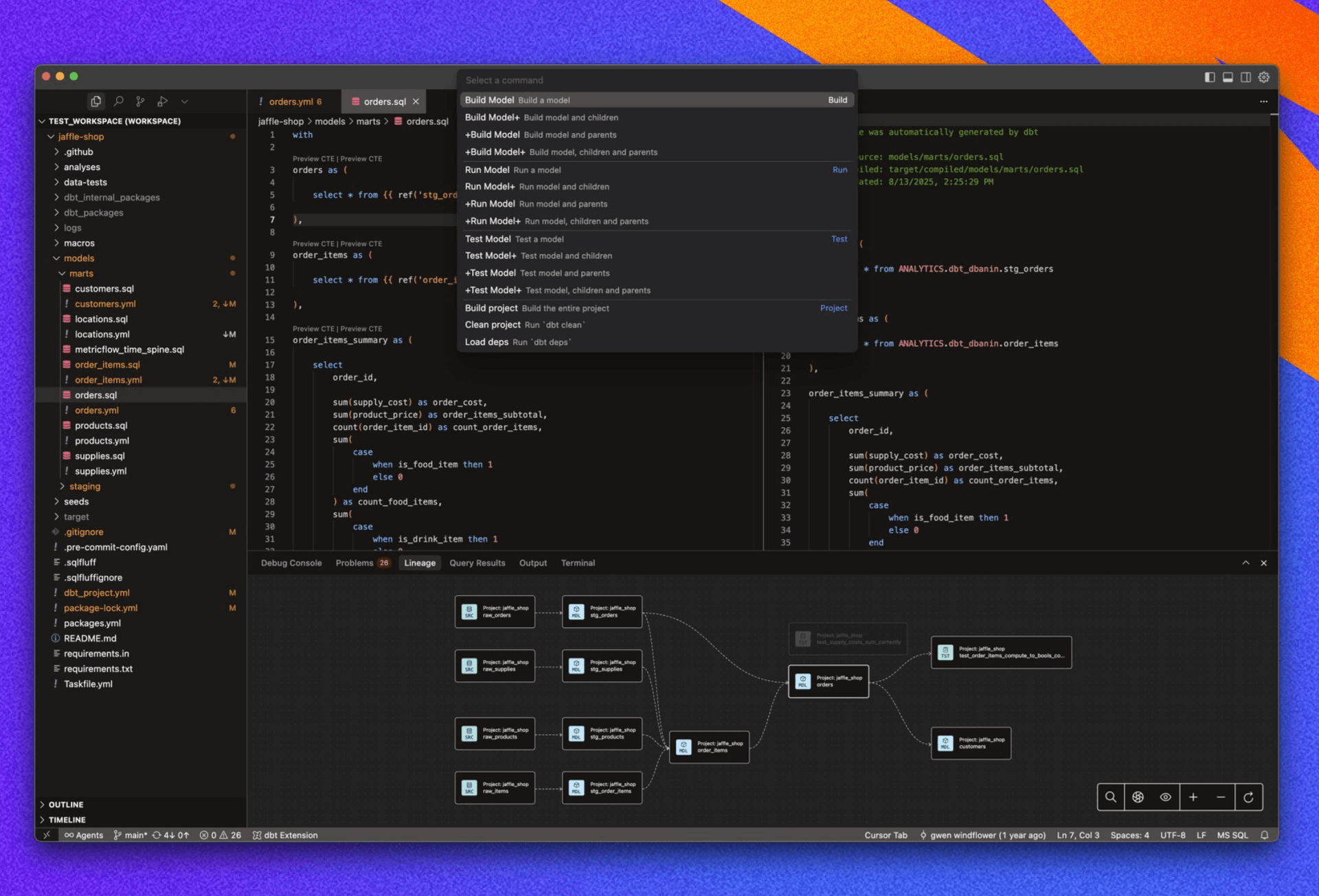 VS Code theme